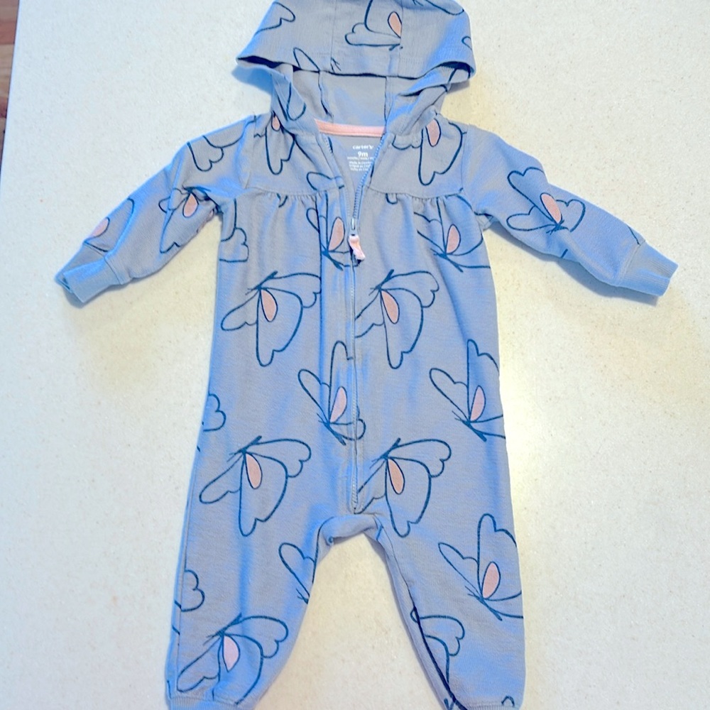Carters hooded zip up 9mo
